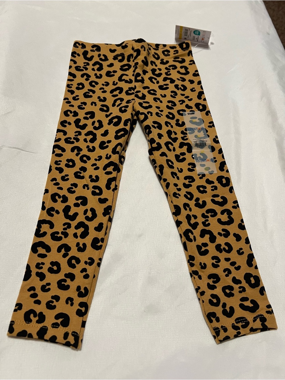 Garanimals Girls' Leopard Print Leggings - Tan and Black